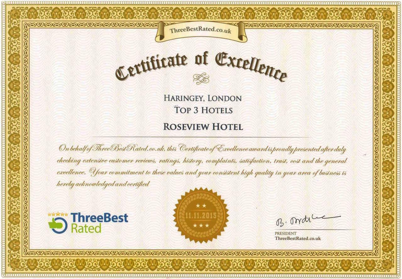Roseview Alexandra Palace Hotel Londres